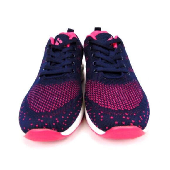 STQ Running Women Breathable Blue & Pink Mesh Sneakers Size 10 - Picture 1 of 7